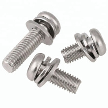 Stainless Steel Pan Head Phillips Drive Combination Screw With Washer